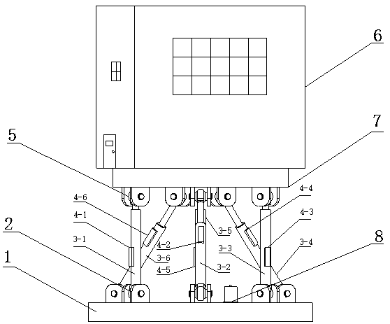 A marine operating cabin with wave compensation function and wave compensation method