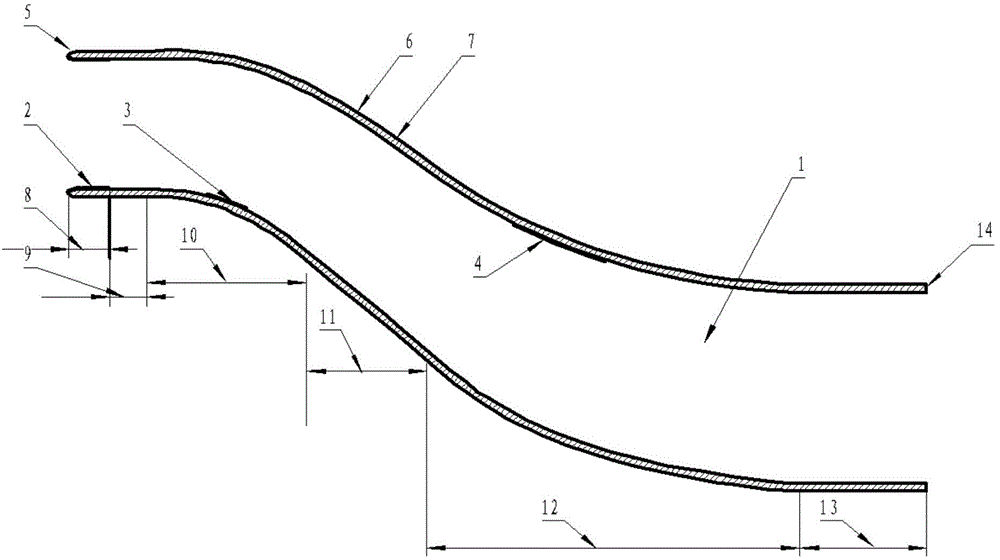 Plasma phase-changing control air inlet passage and control method