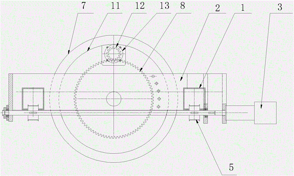 Conveying platform rotating mechanism for underground bicycle garage