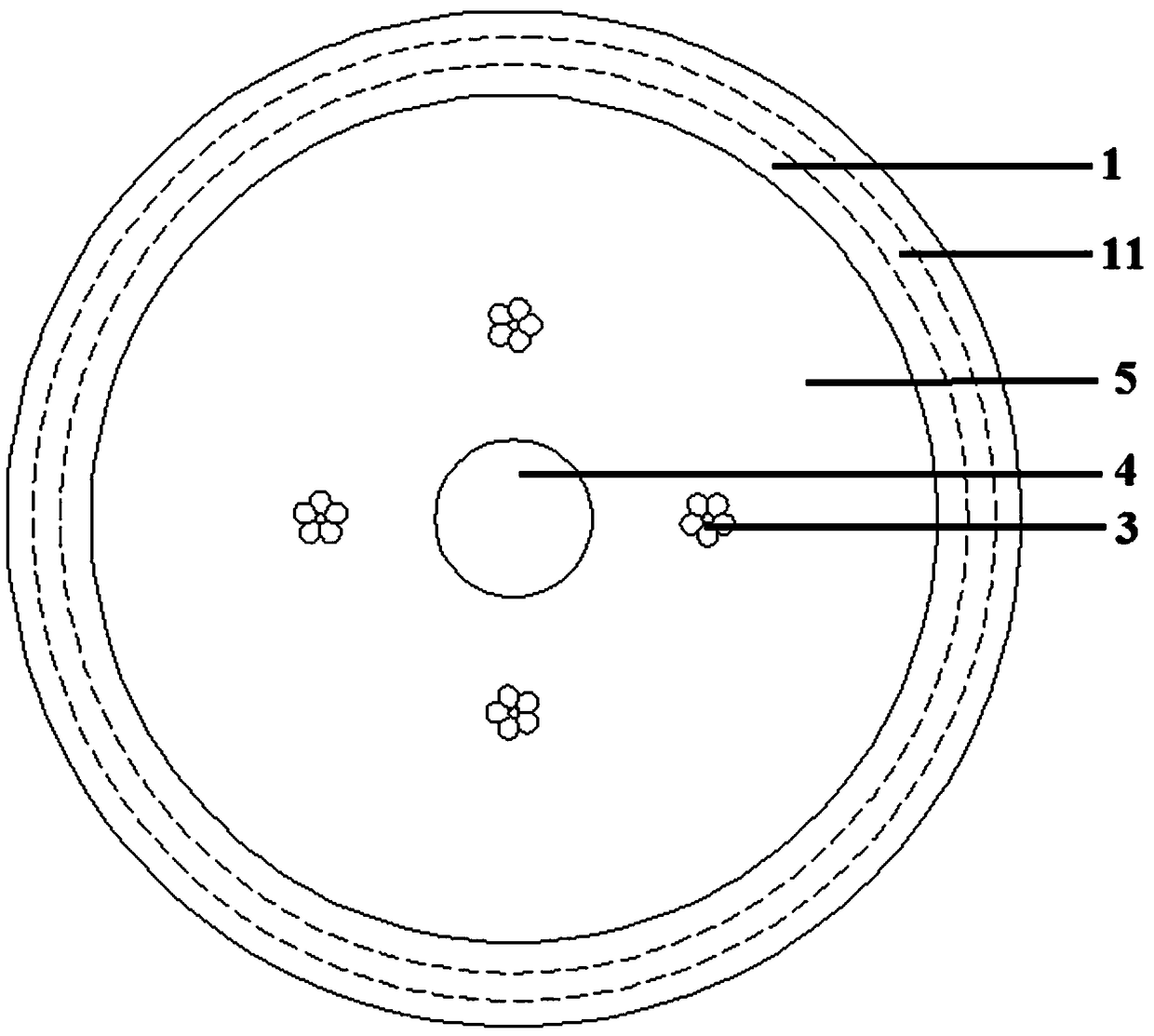 The motor structure in which the sheath and the rotor laminated iron core are combined