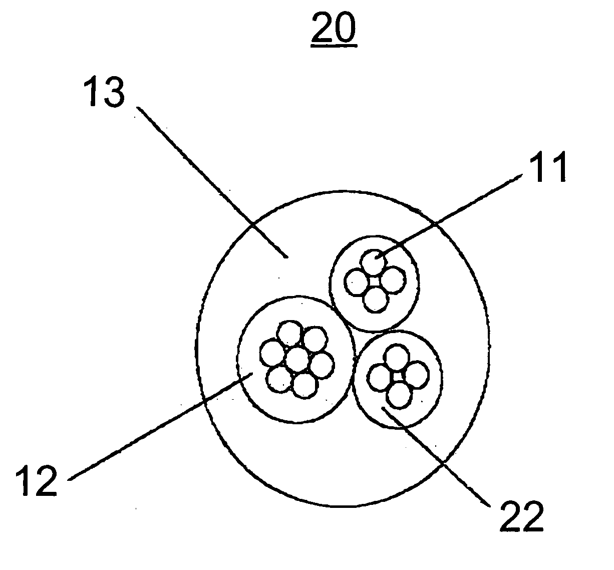 Cable assembly for electrosurgical pencil