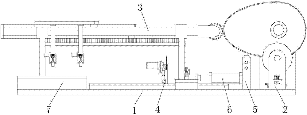 A copper wire cutting device