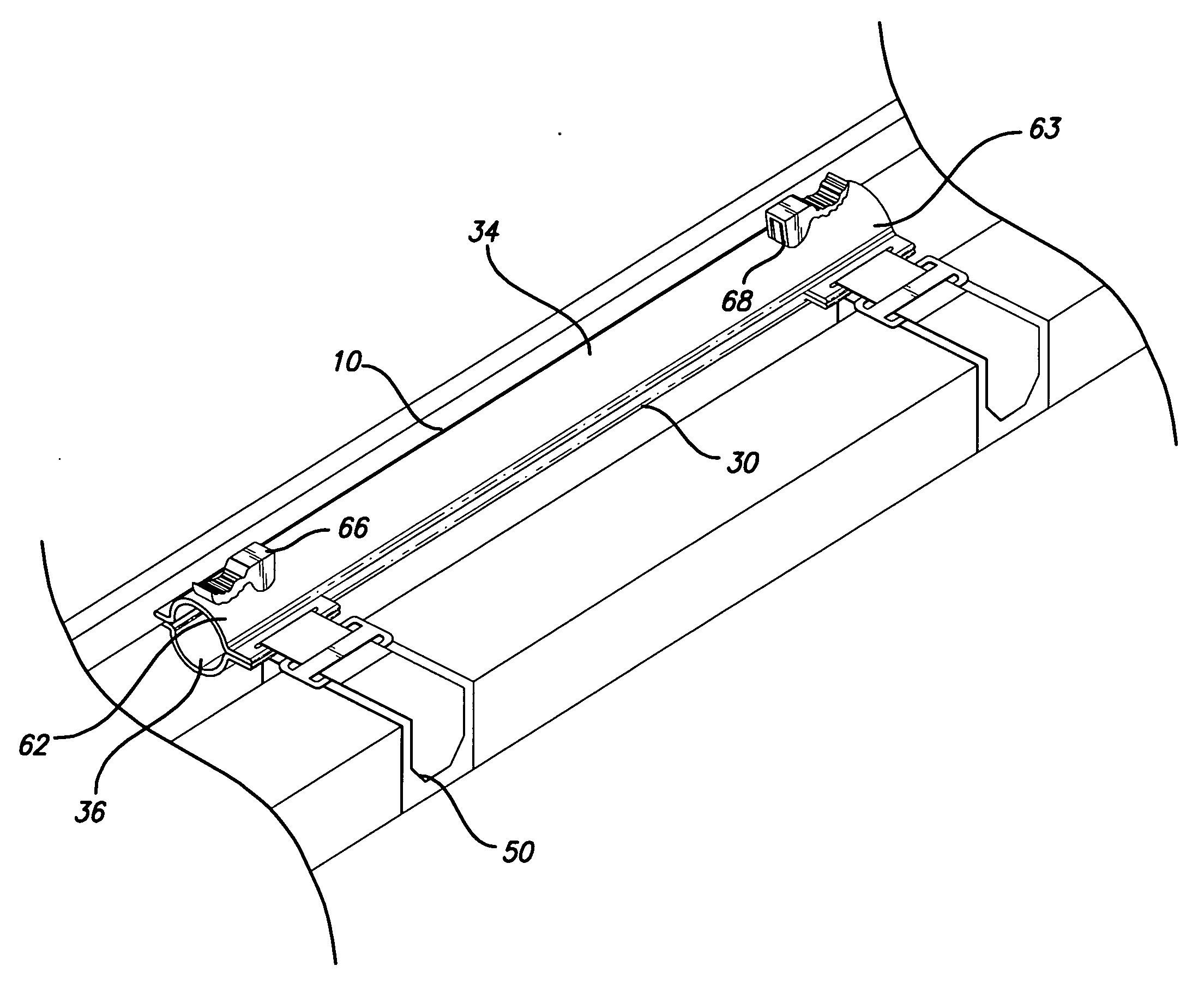 Awning clamping assembly