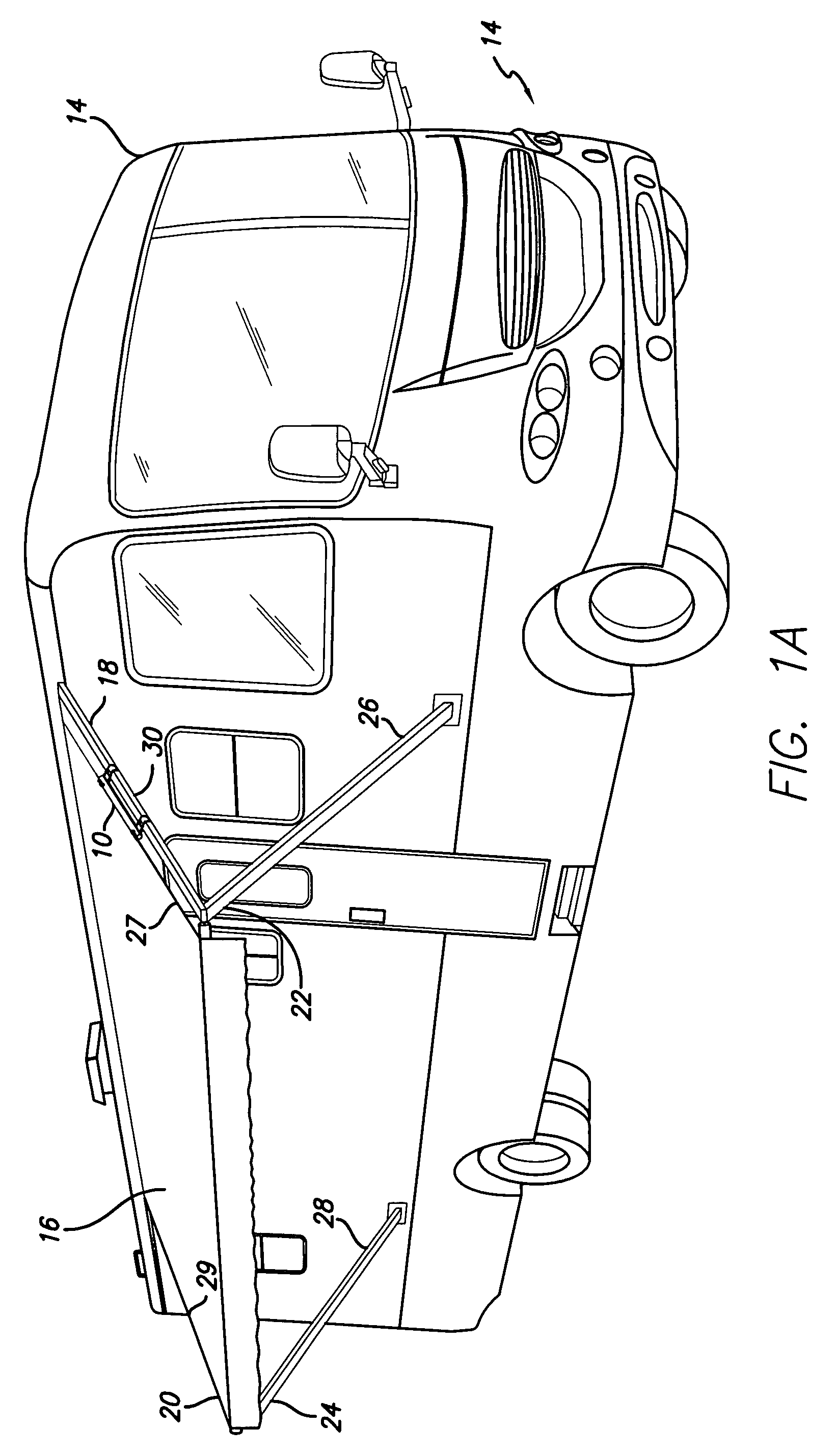 Awning clamping assembly