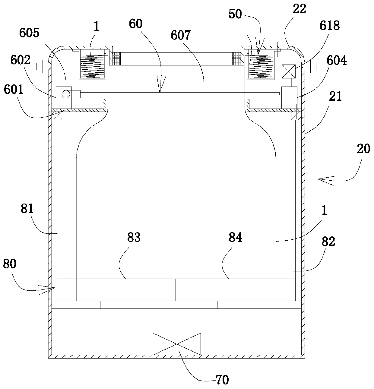 Closestool for nursing bed, nursing bed and use method