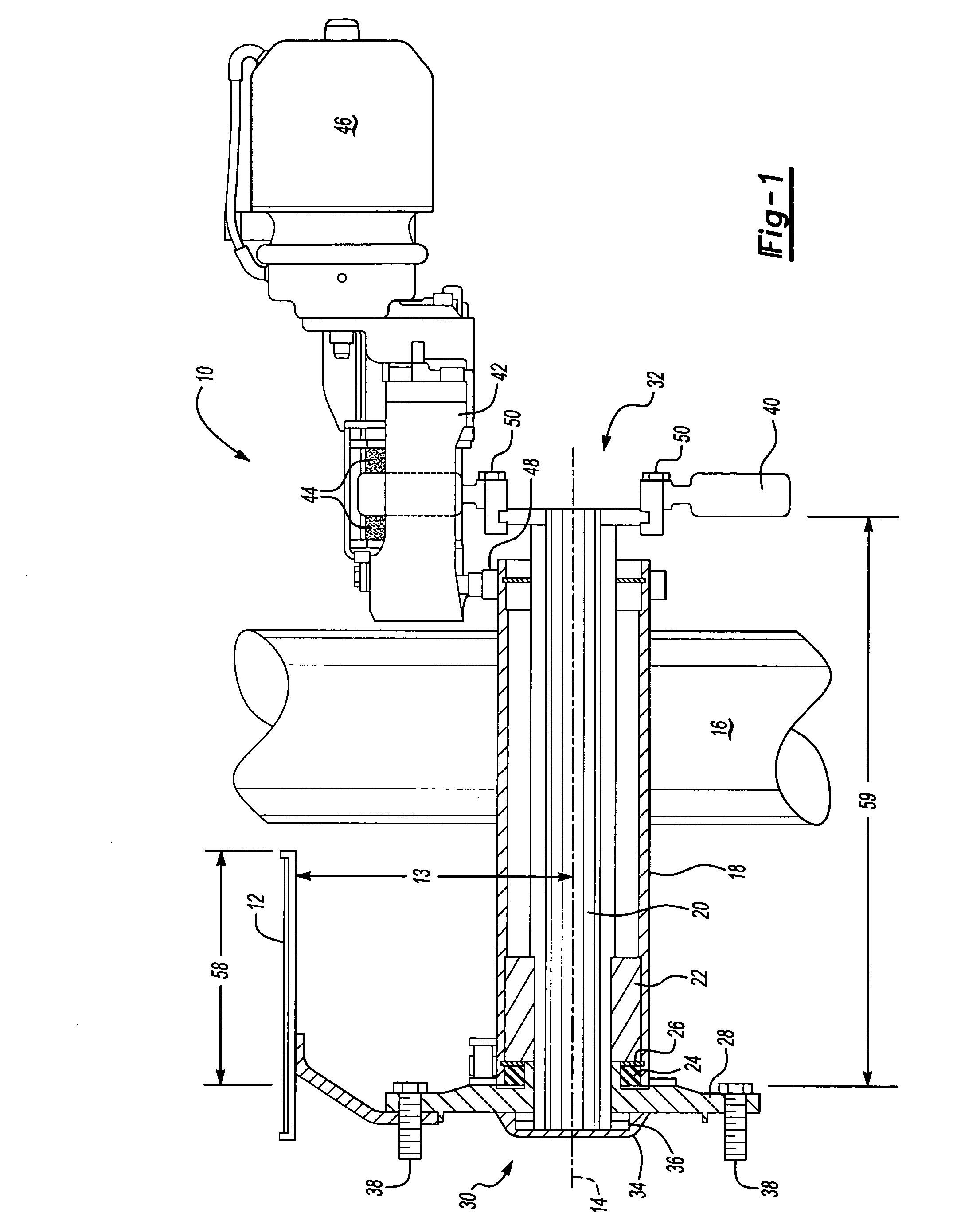 Inboard braking trailer wheel end assembly