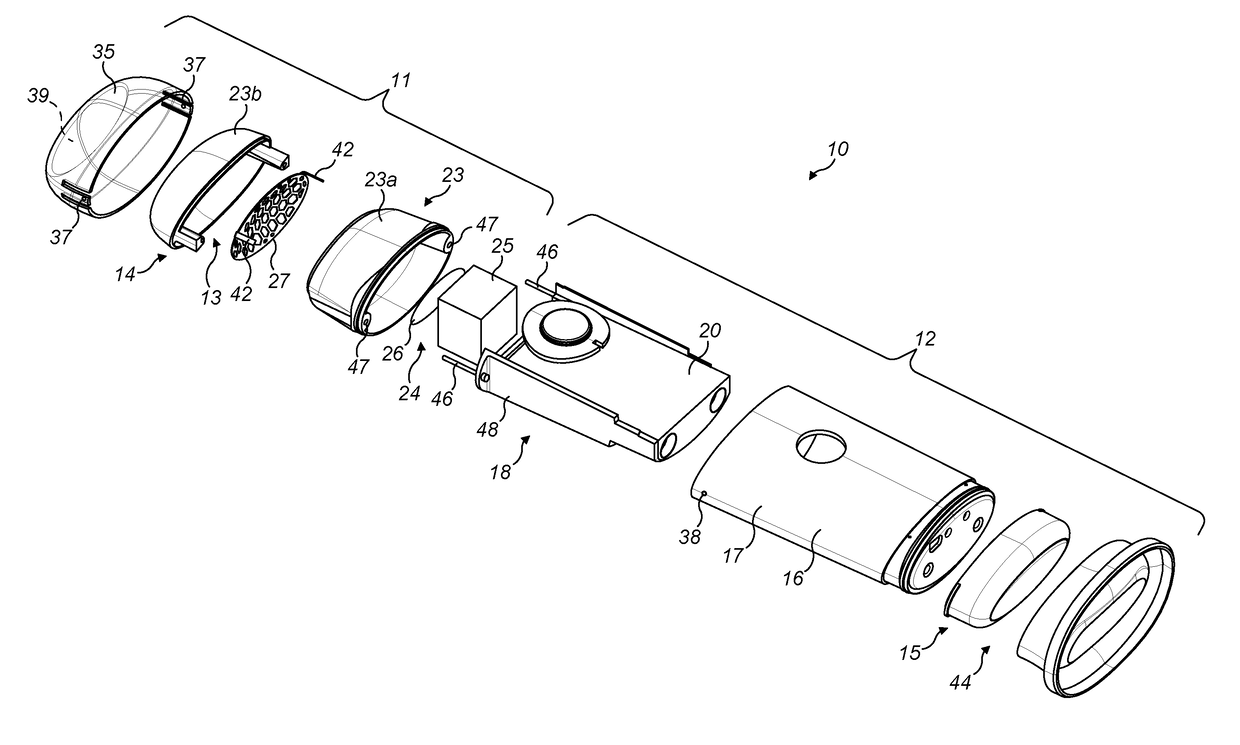 A device for treating skin using non-thermal plasma