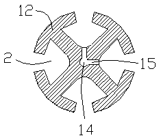 Suction head of aspirator for abdominal operation