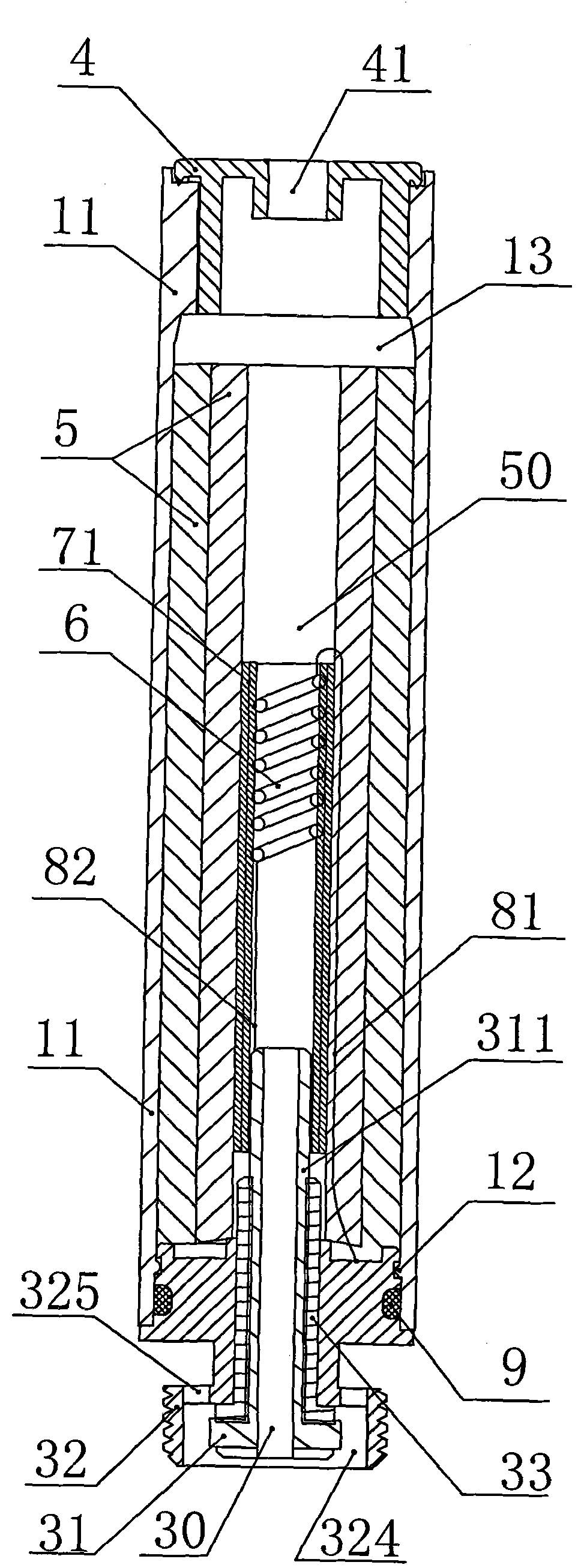 Suction nozzle of electronic atomizer