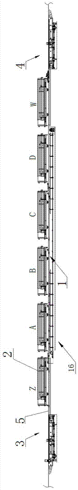 Die conveying system for aerated concrete block delaying curing stage and operating method