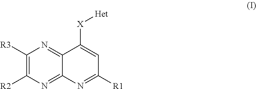 Pyrido [2, 3 - b] pyrazine derivatives and their therapeutical uses