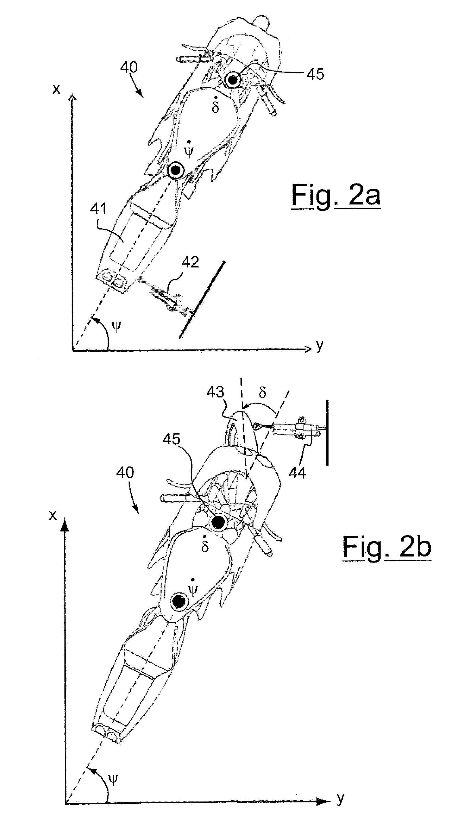 Method for controlling an electronically adjustable steering damper for a two-wheeled vehicle and apparatus implementing it