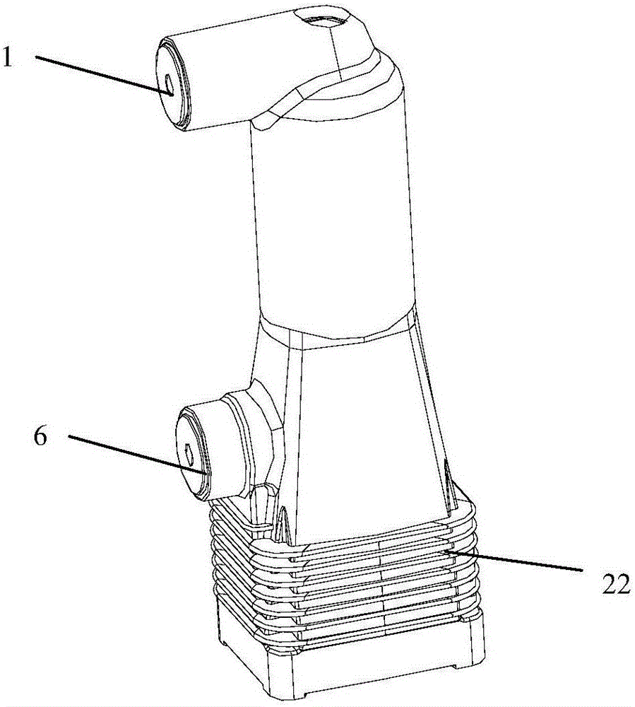 Insulating material for embedded pole, and embedded pole for breaker and preparation method thereof