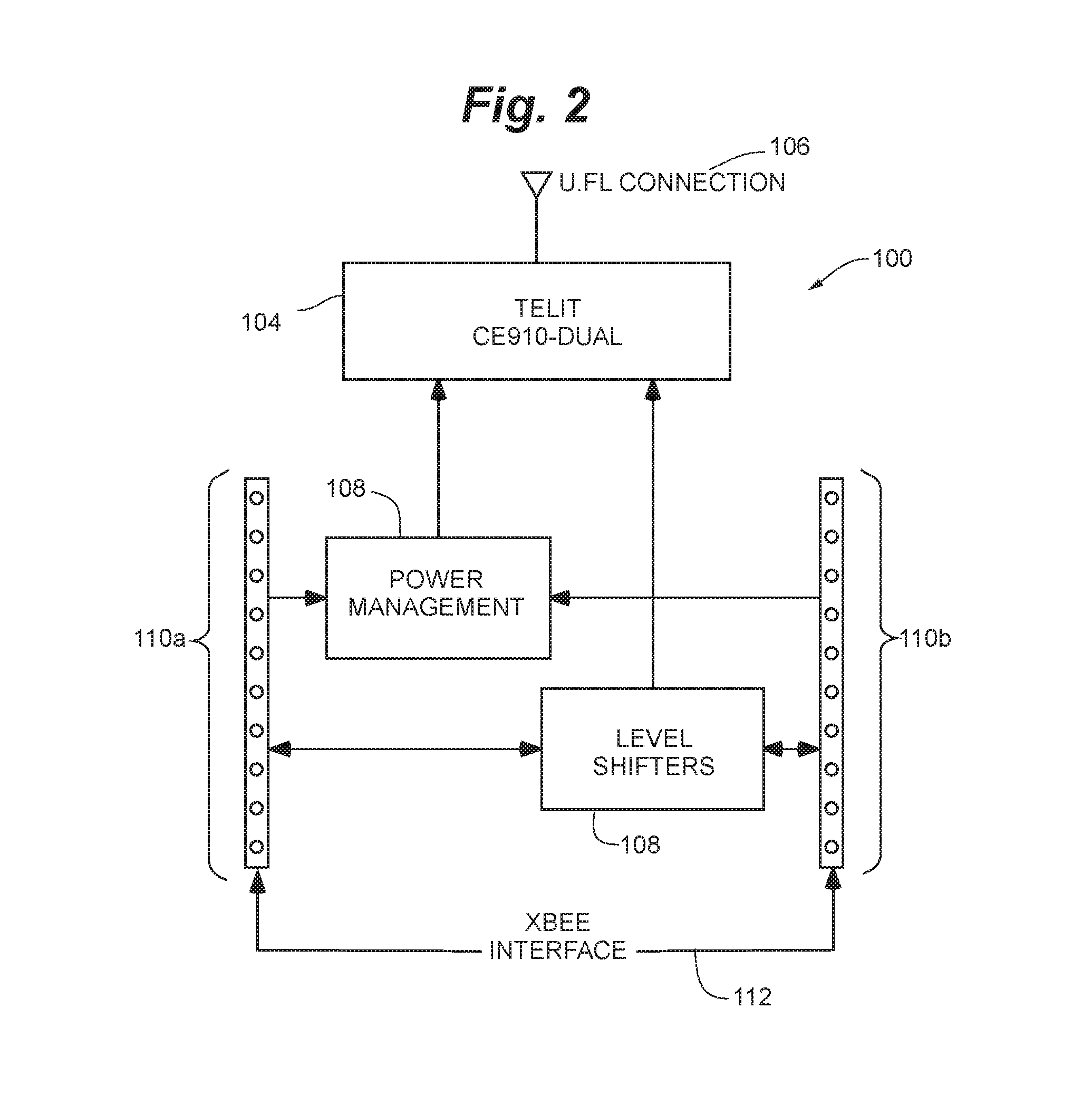 Embedded wireless modem