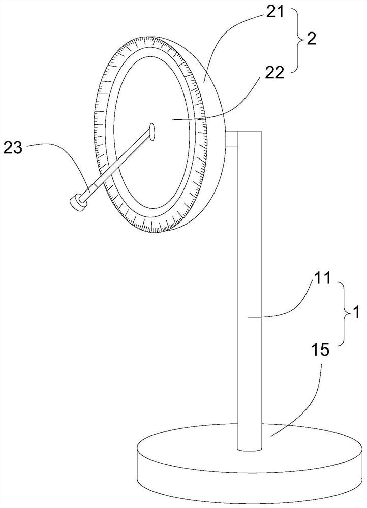 Shoulder joint motion range measuring device