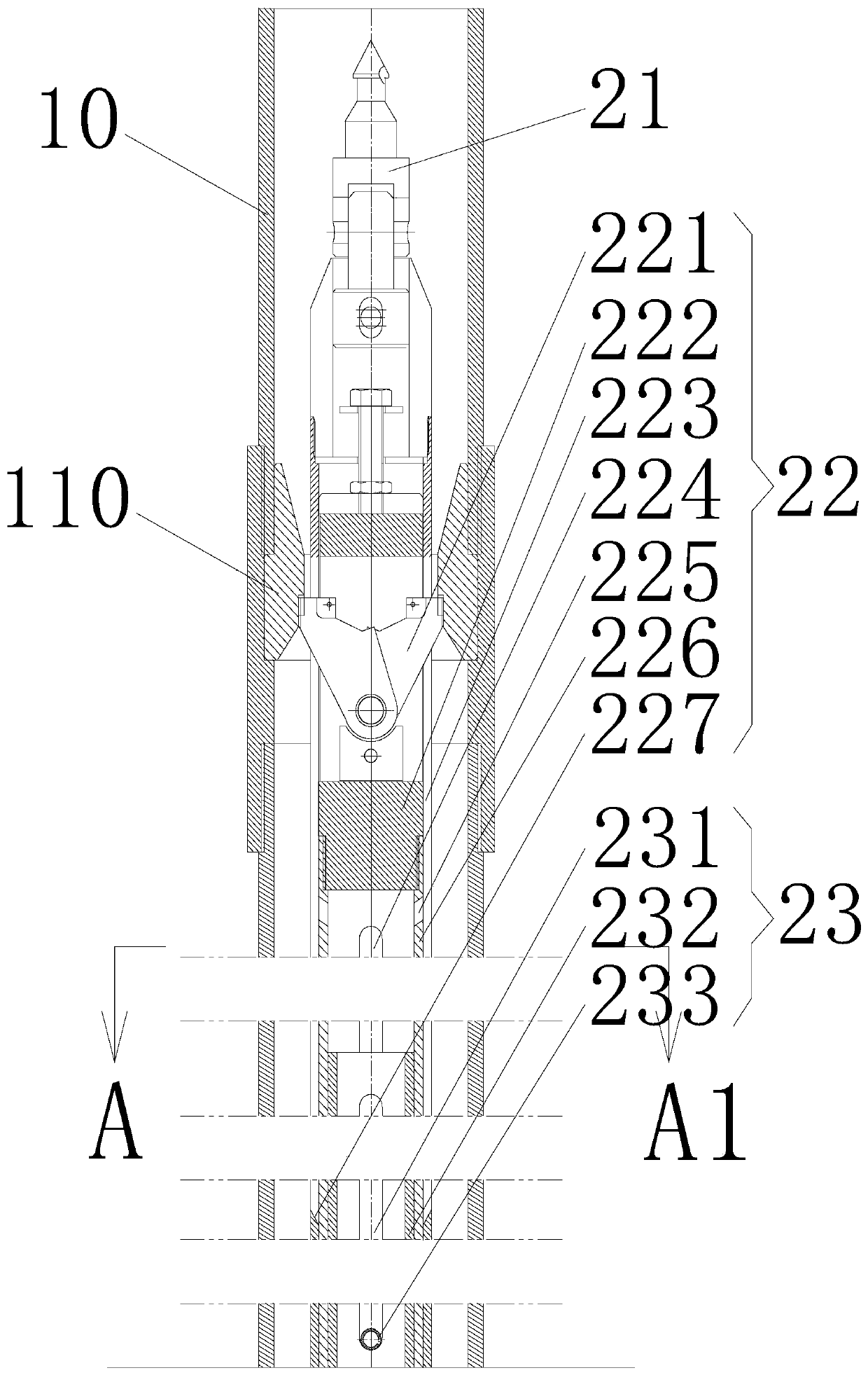 Safety natural gas hydrate rotating pressure maintaining coring device