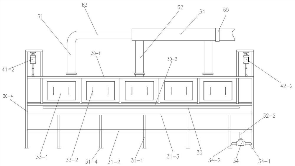 Pipe inner surface acid pickling device and method