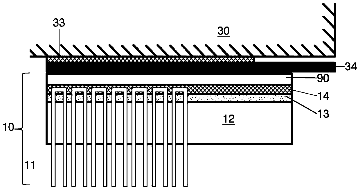 Detection device on a spinning preparation machine and carding bar set intended therefor