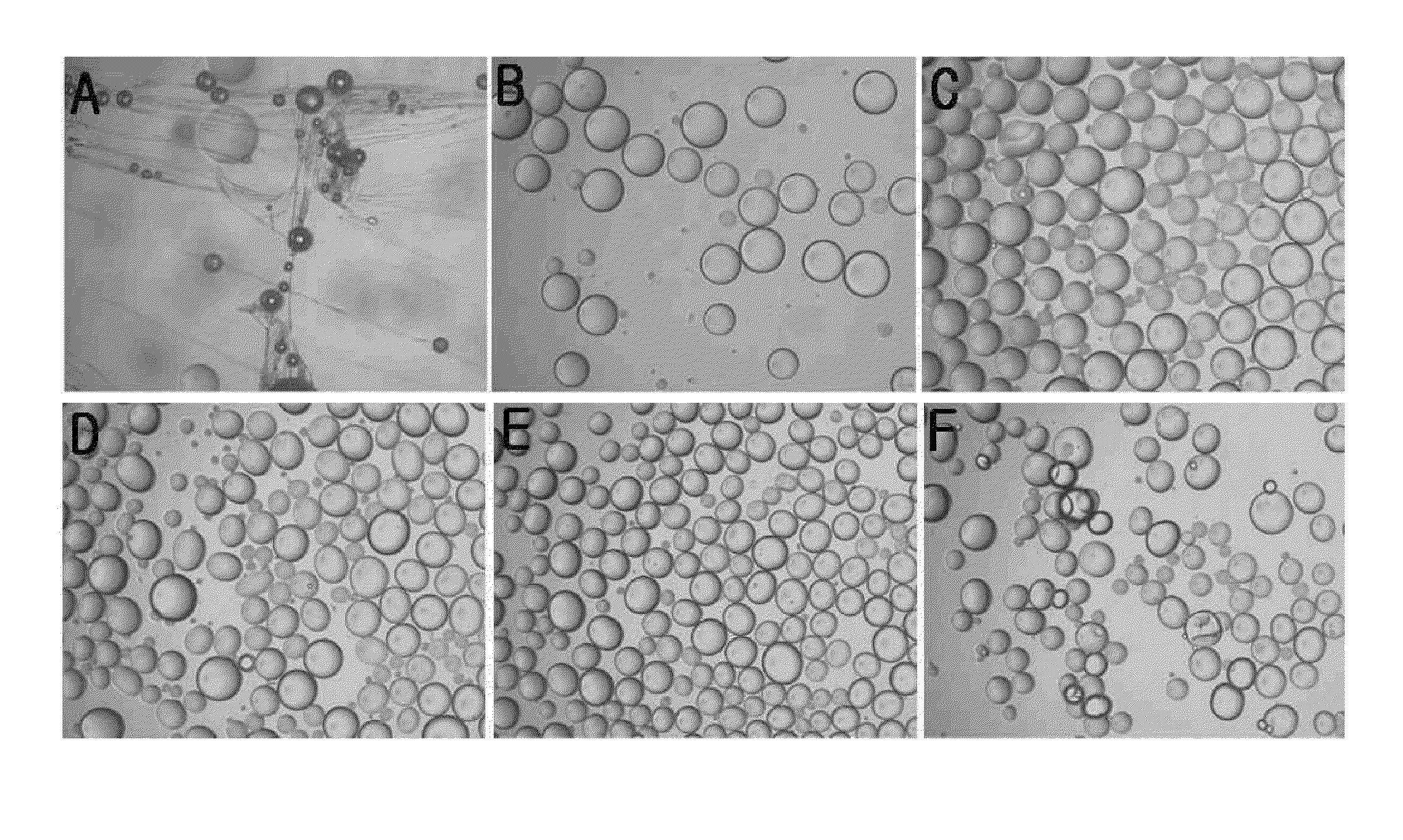 Method for preparing microspheres and microspheres produced thereby