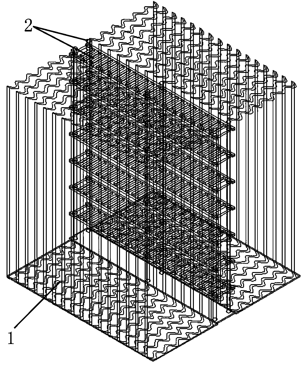 A kind of three-dimensional feeding system used in breeding cockroaches