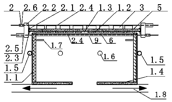 System for testing fire resistance of reinforced concrete plate under effect of boundary restriction by utilizing jack