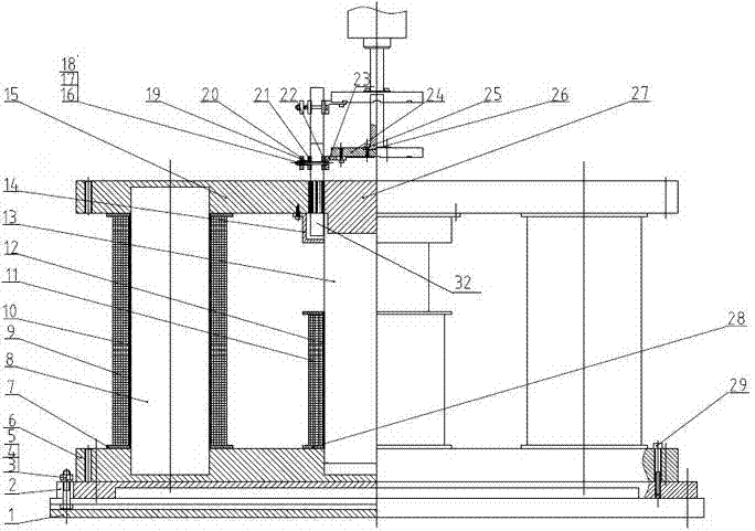 Magnetic abrasive finishing processing method and device of toroidal magnetic field excitation