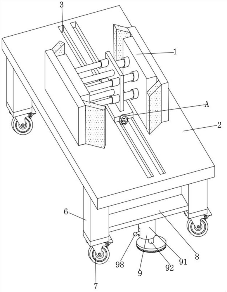 Combined power supply vehicle stable in signal transmission and used for graphitization internal furnace stringing