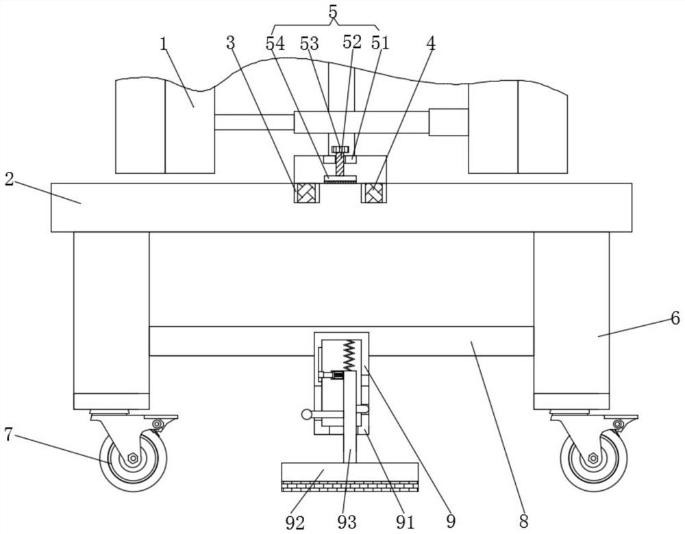 Combined power supply vehicle stable in signal transmission and used for graphitization internal furnace stringing