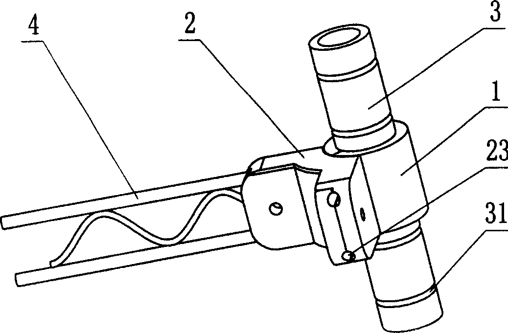 Goods rack connector