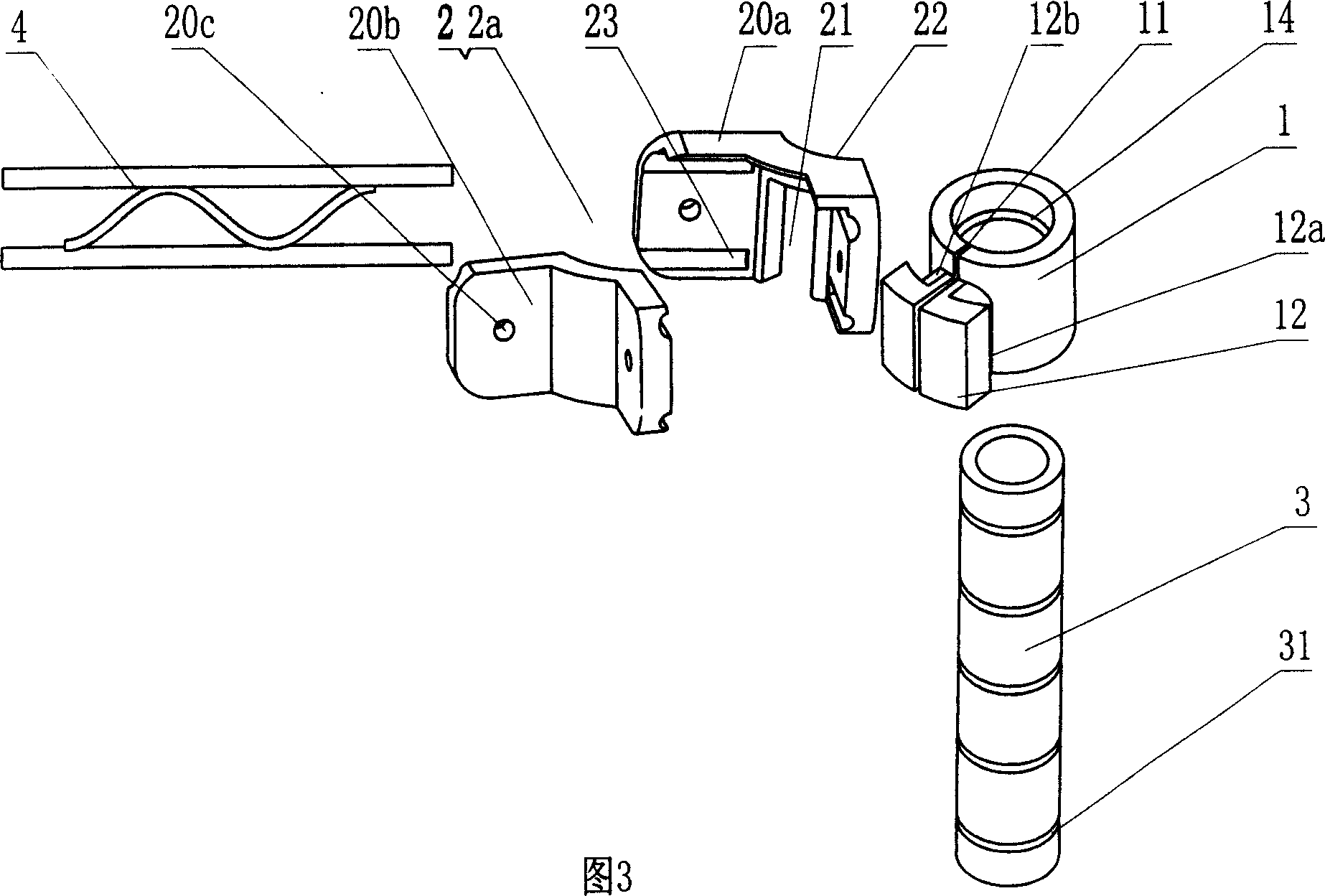 Goods rack connector