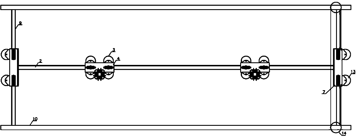 Large-amplitude motion follow-up five-degree-of-freedom airworthiness instrument