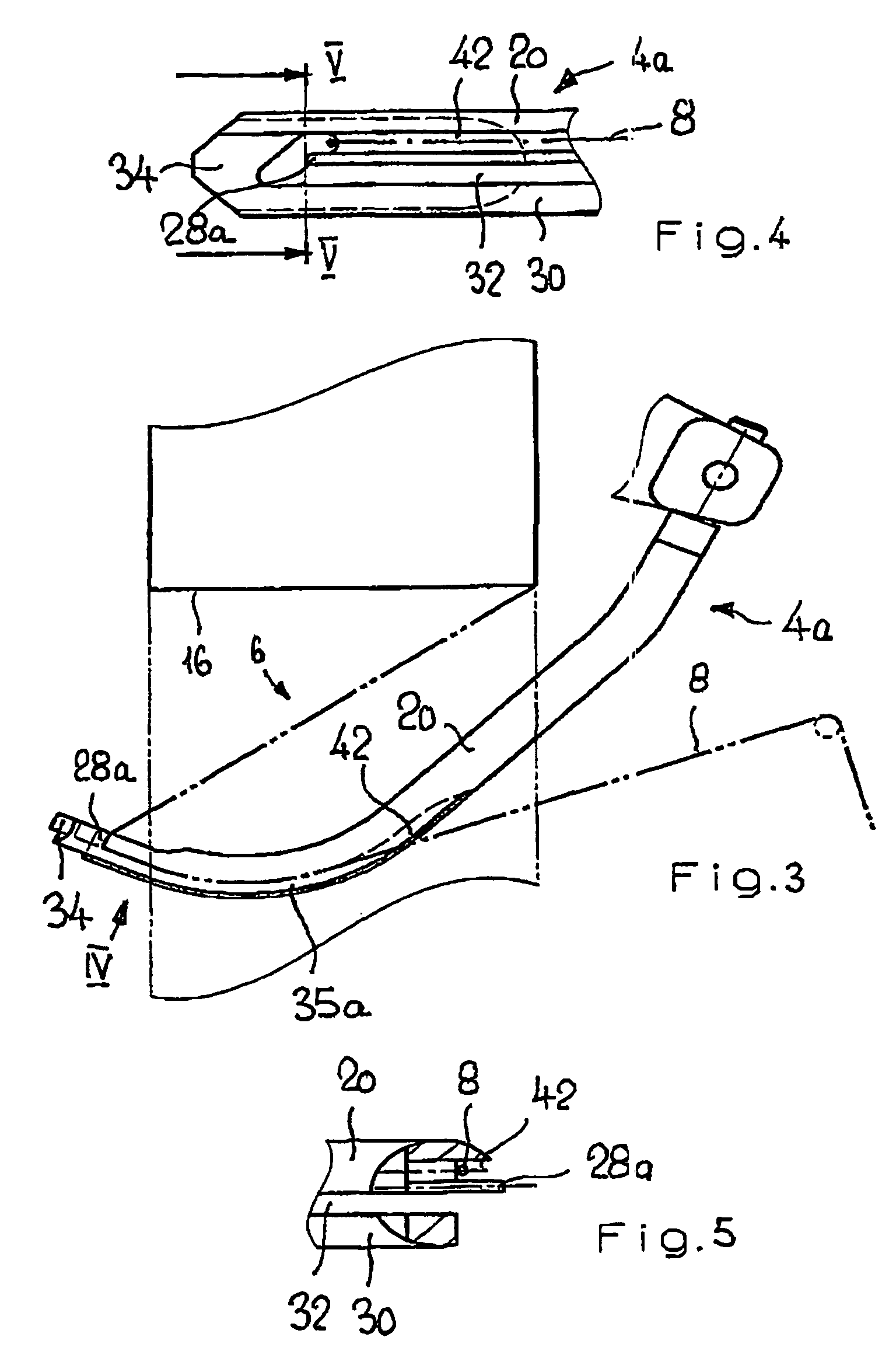 Weft introduction needle for a ribbon needle loom