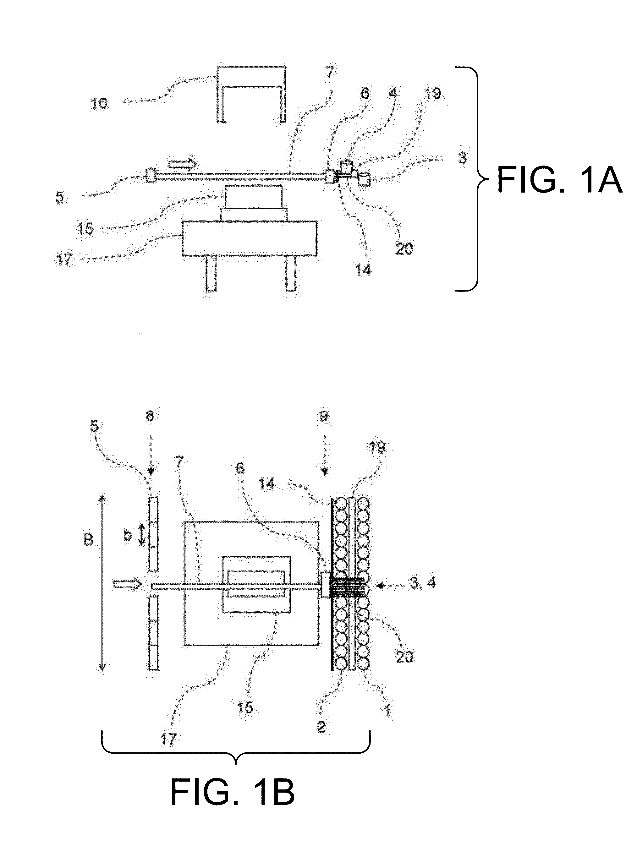 Device and method for producing fiber preforms