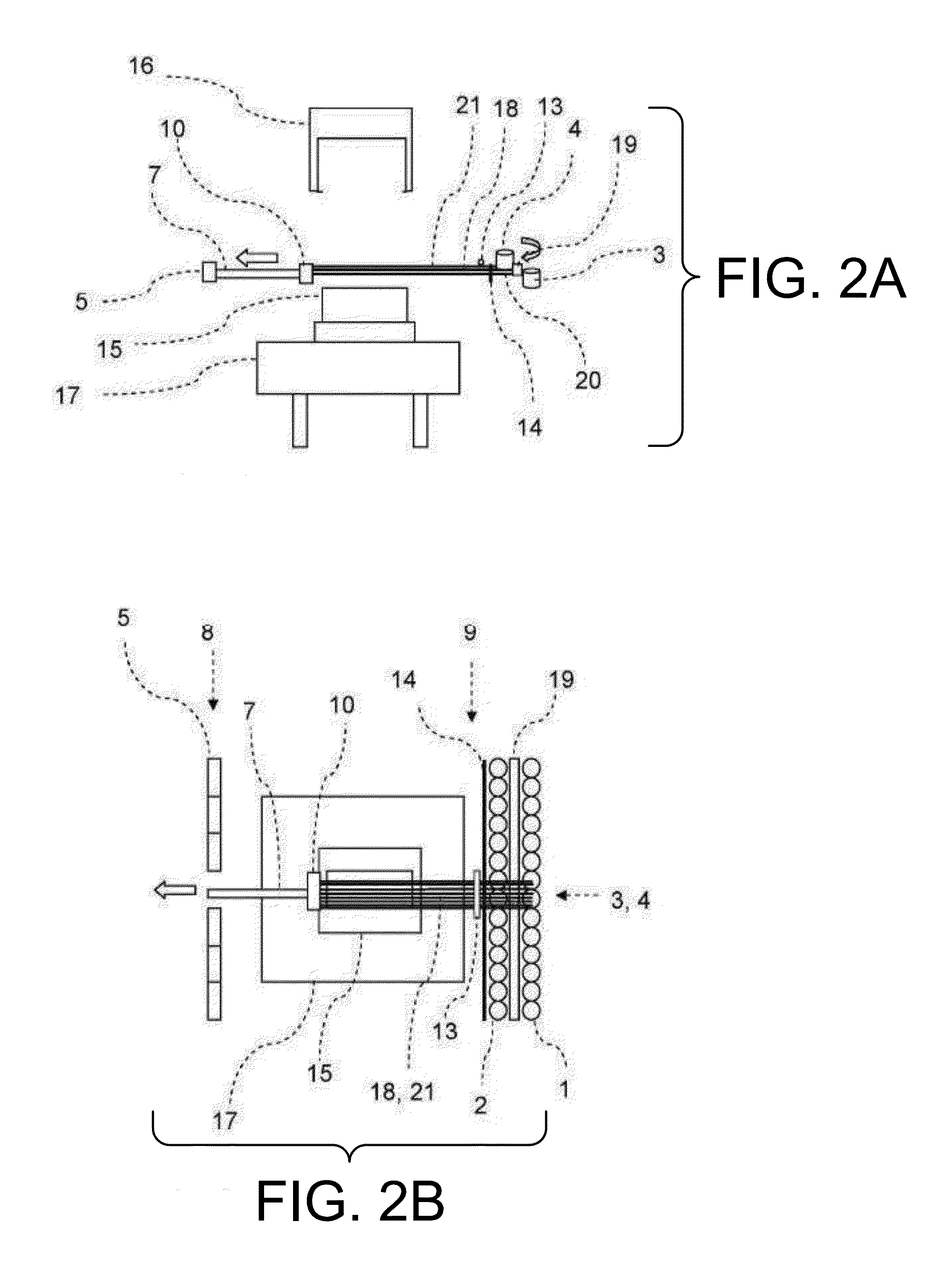 Device and method for producing fiber preforms