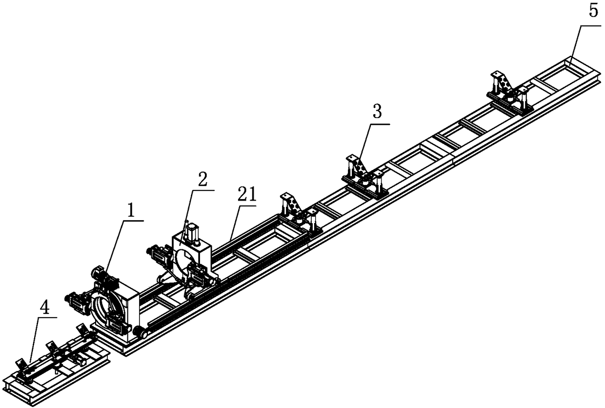 A two-way synchronous clamping plasma steel pipe cutting equipment