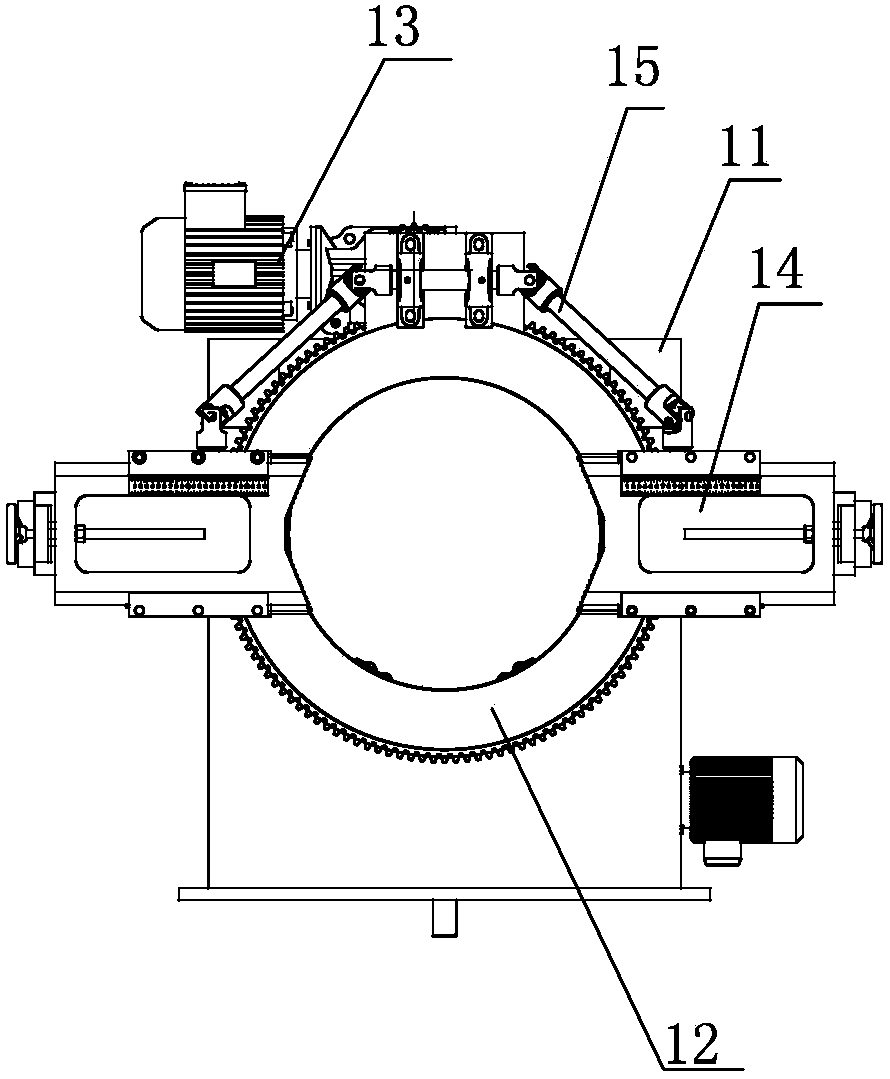 A two-way synchronous clamping plasma steel pipe cutting equipment