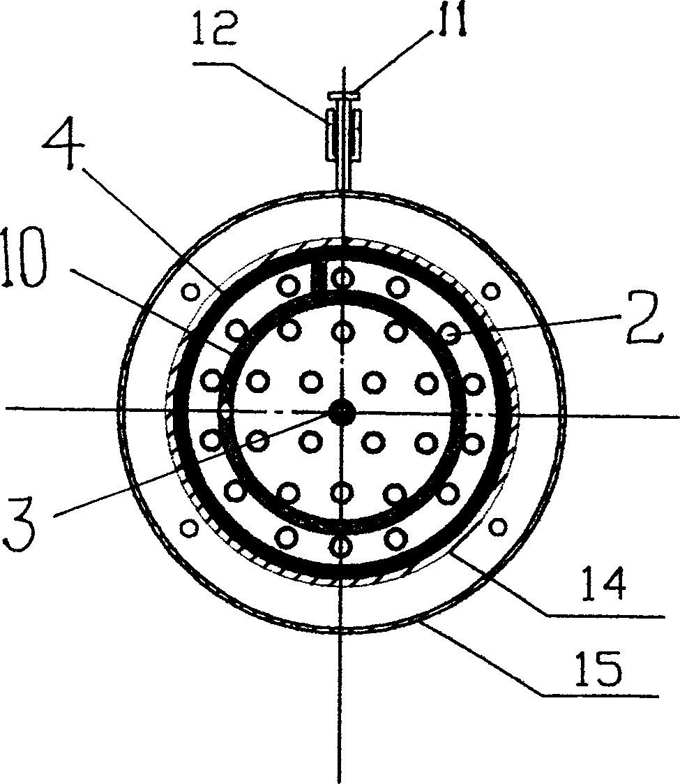 Thermal storage type high efficiency hydrogen storage apparatus used for magnesium base hydrogen storage material