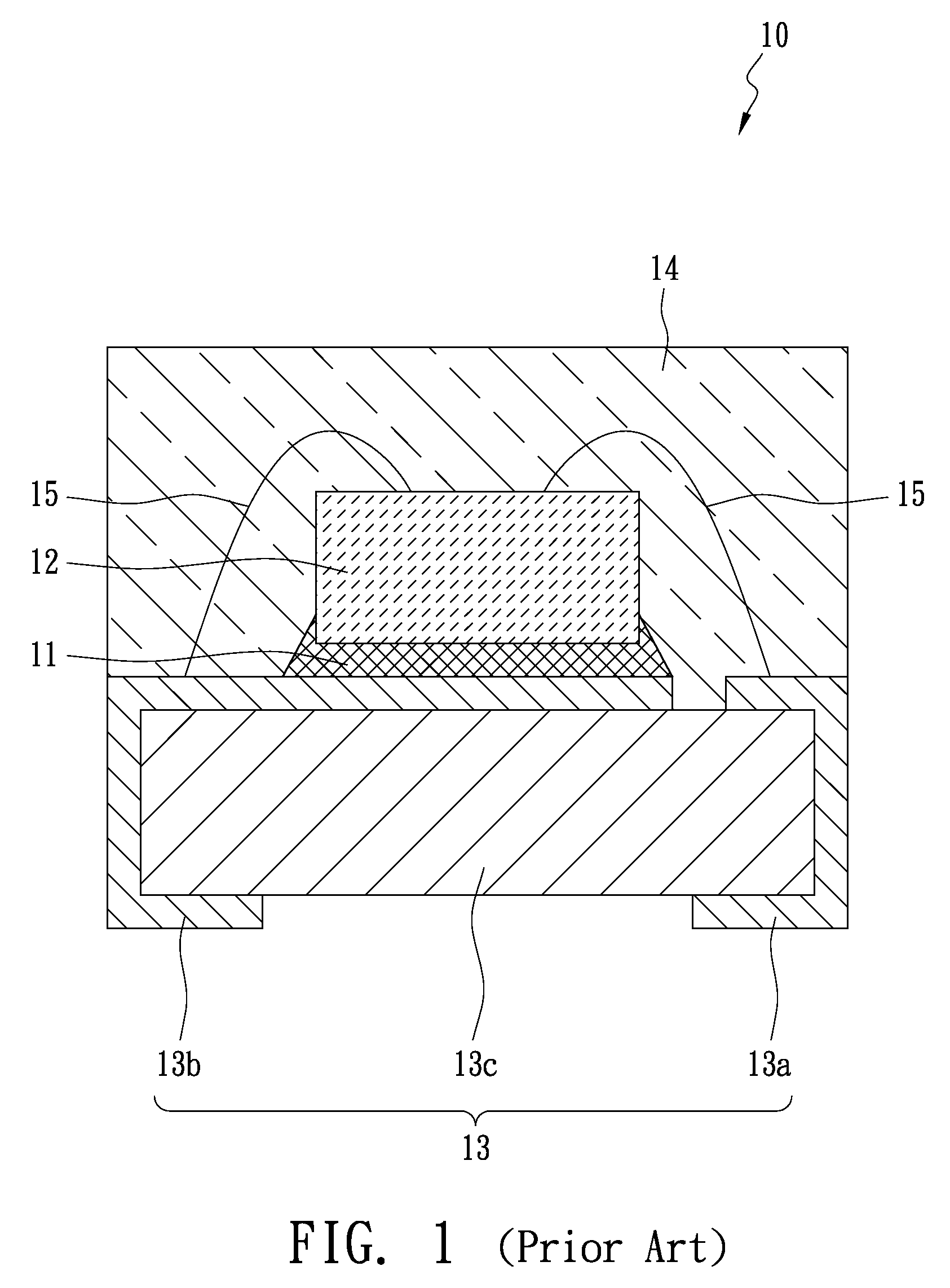 Package structure of compound semiconductor device and fabricating method thereof