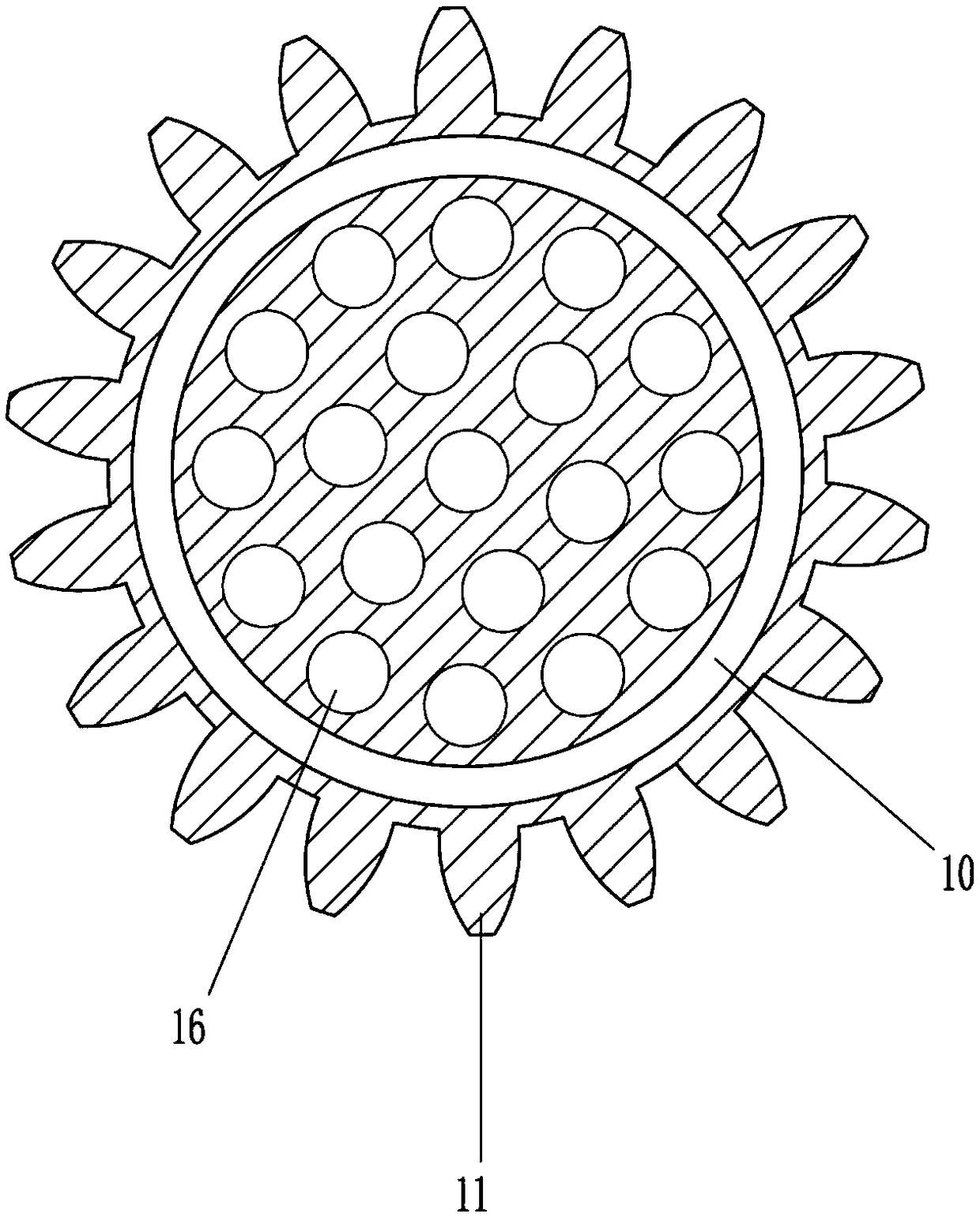 Production device for chili paste for food processing