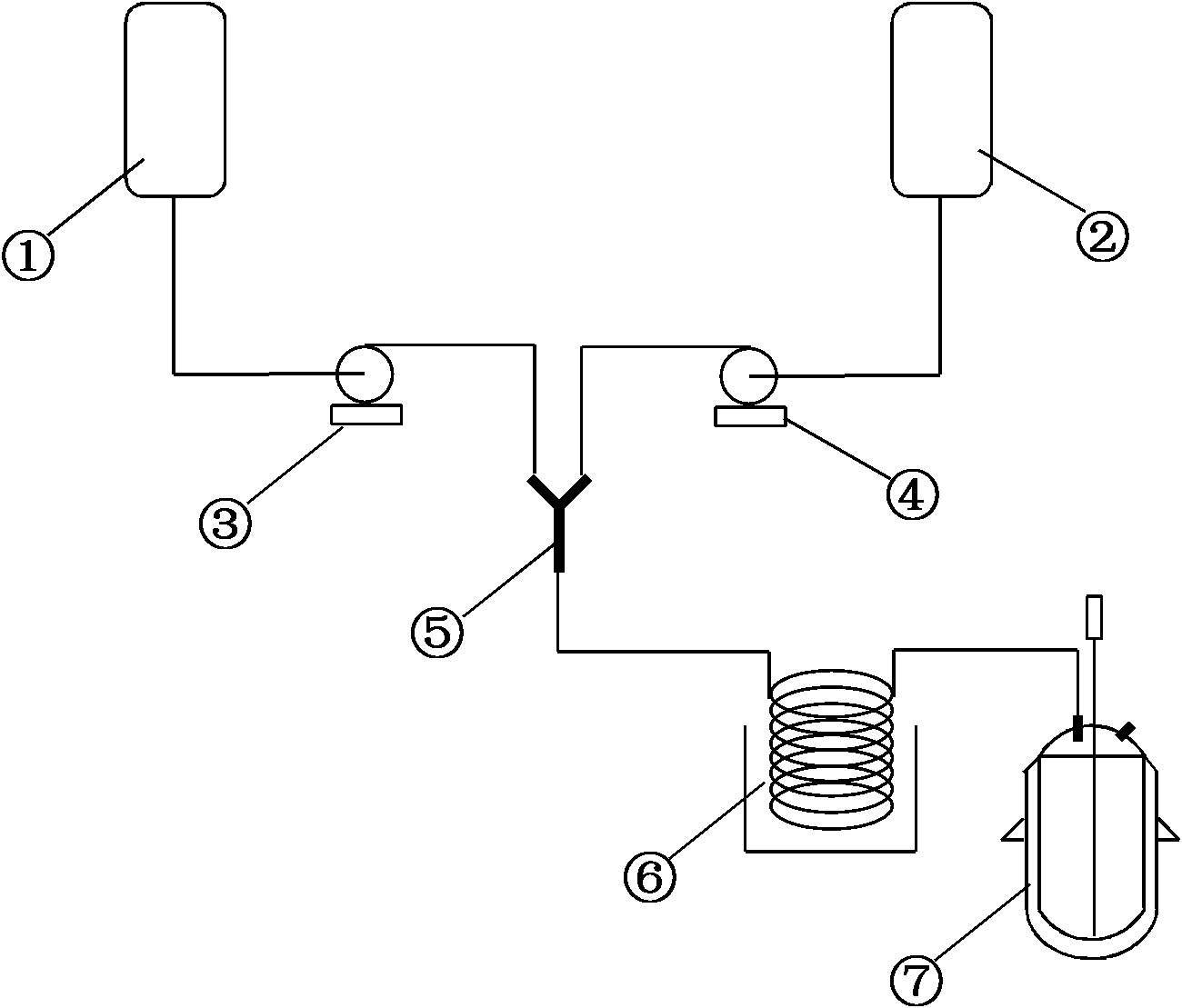 Method for producing N-(N-butyl)thiophosphoric triamide in channelization manner and special equipment