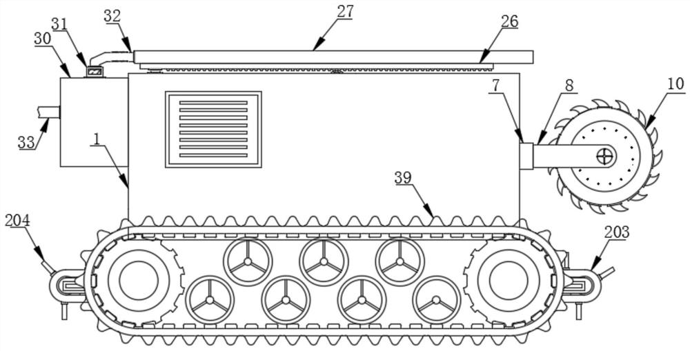 Comprehensive coal mining device and method based on high-water filling material