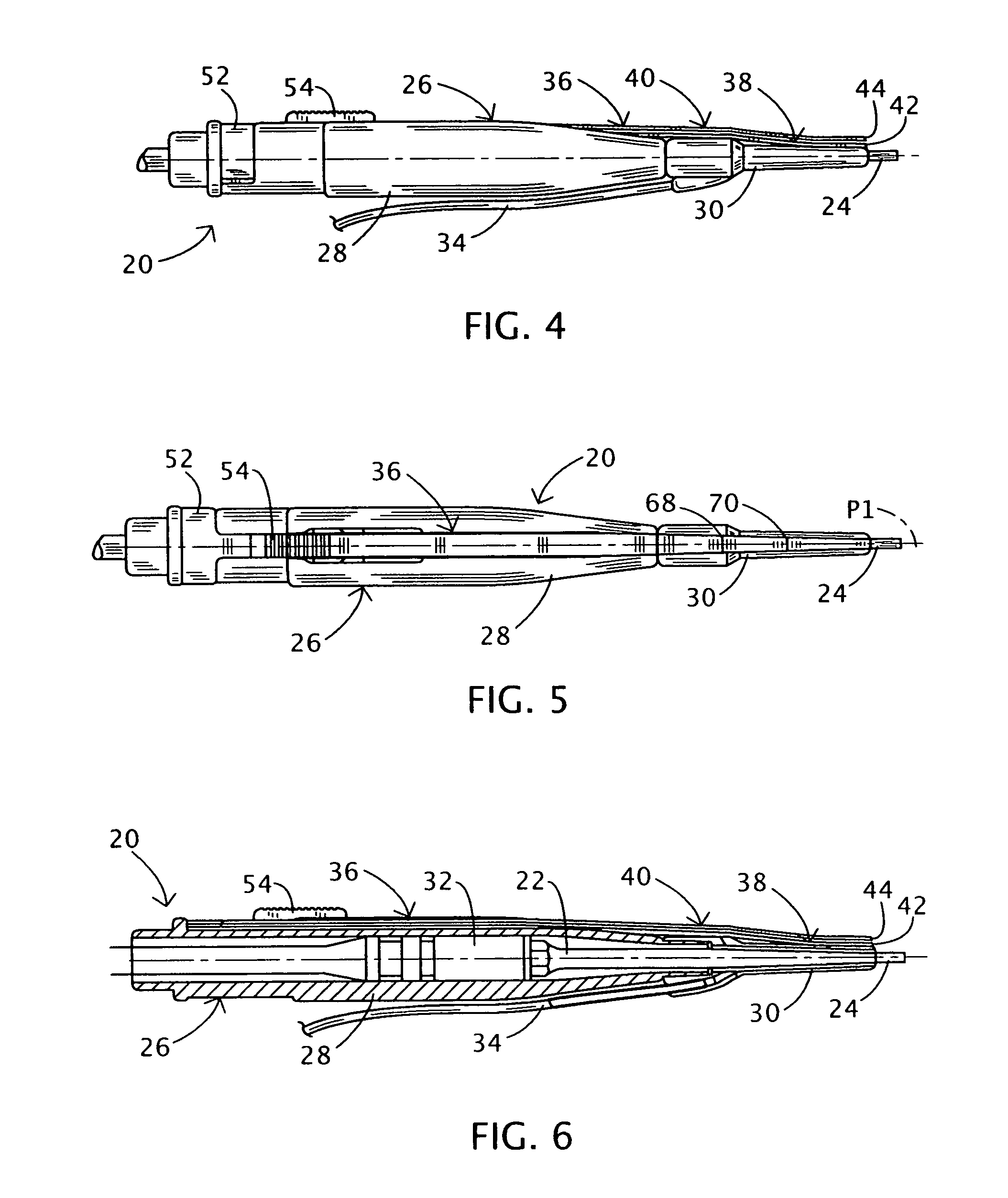 Ultrasonic probe with detachable slidable cauterization forceps