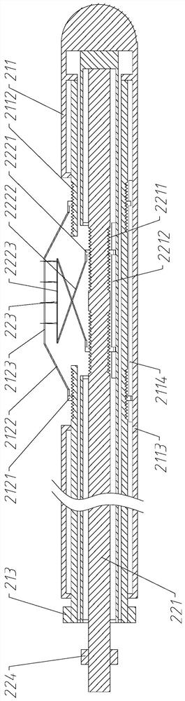 Self-anchored prostate hanging-type urethral stent, visible release catheter and use method