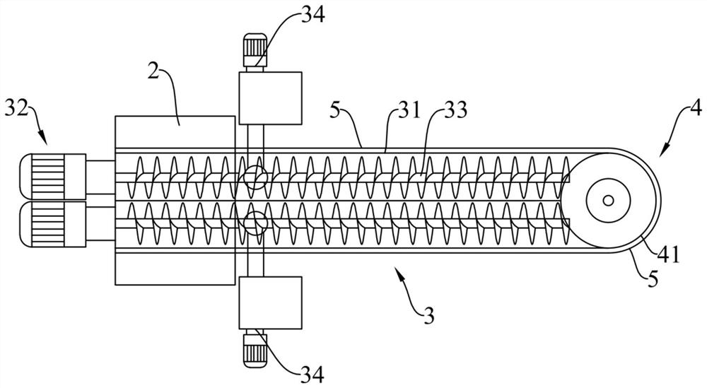 A continuous sand mixer and sand mixing process