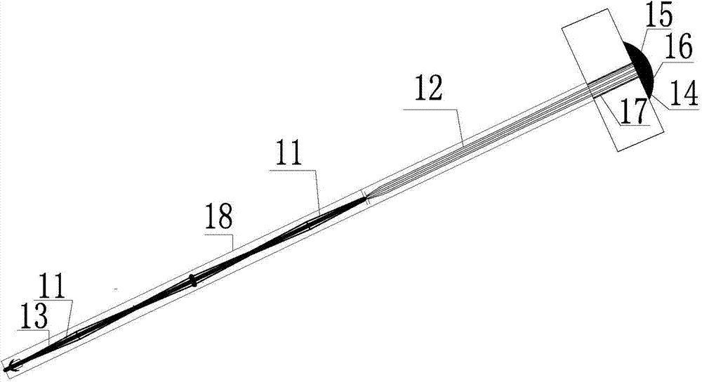 Buckling anchor system combined rock anchor