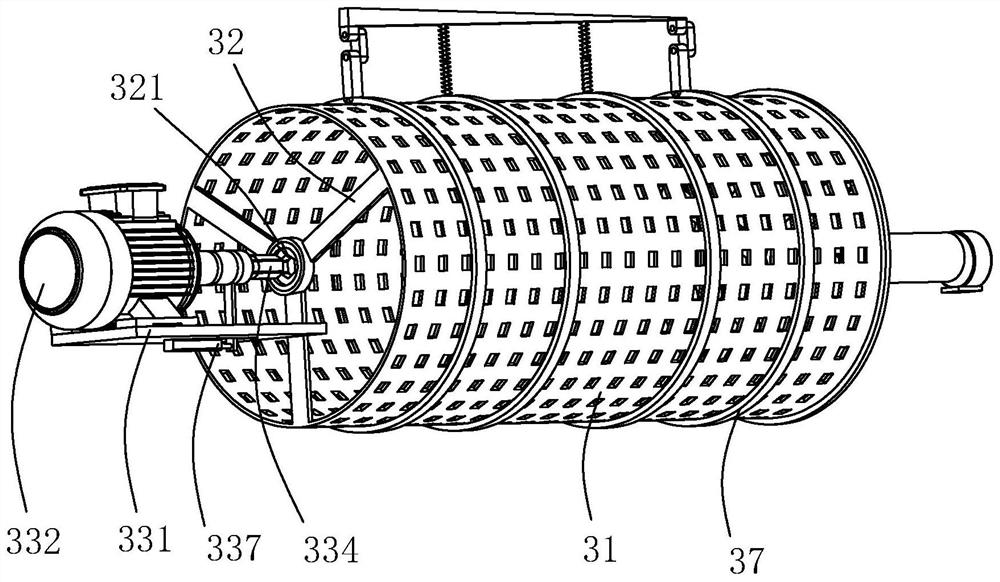 Energy-saving and environment-friendly concrete sandstone separator