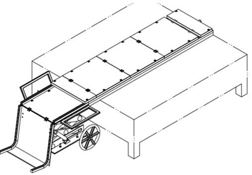 Full-automatic separable wheelchair capable of assisting in getting up