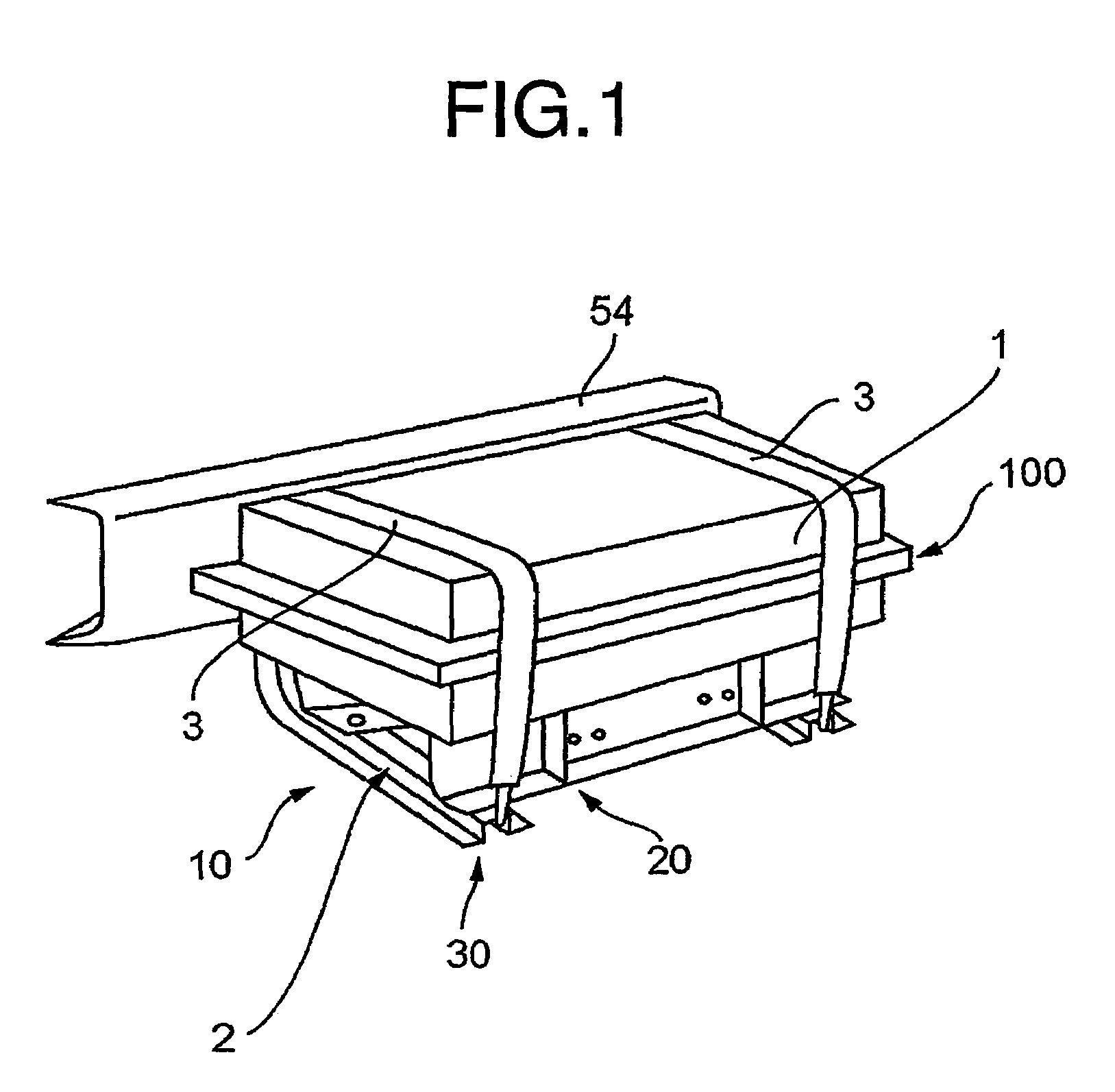 Mounting structure of electronic apparatus in vehicle