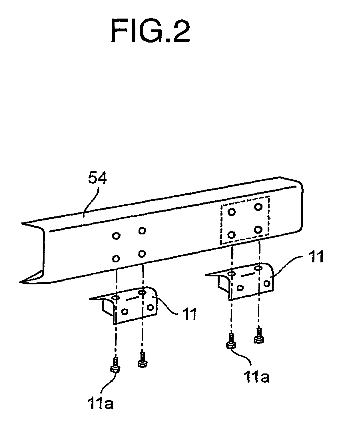 Mounting structure of electronic apparatus in vehicle