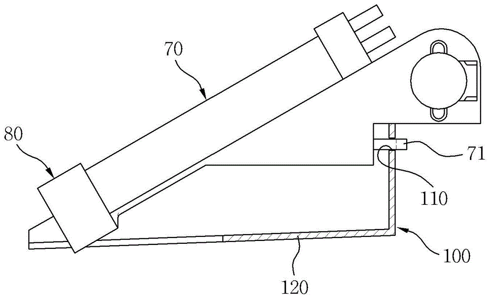 Nozzle assembly for warm water dealing of bidet